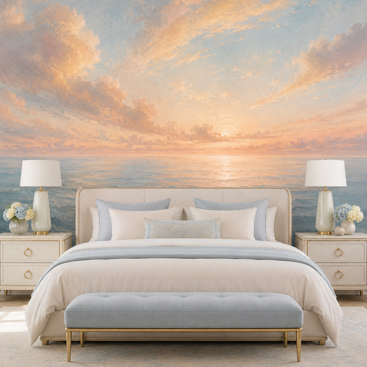 Sunrise Home Textiles & Apparel - Carta da Parati Autoadesiva con Motivo