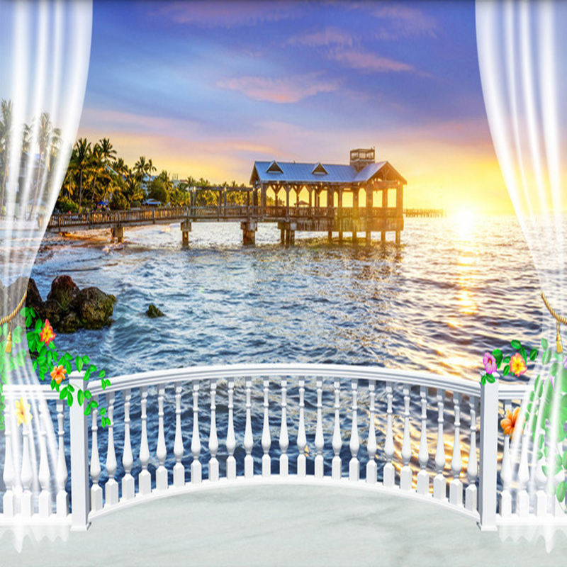 Sunrise Home Textiles & Apparel - Carta da Parati Personalizzata 3D con