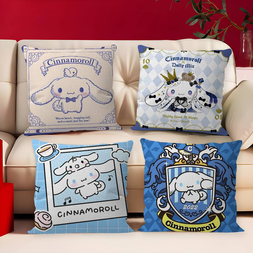 Home Textiles Inc - Fodera per Cuscino Cartoon C-Cinnamoroll, Decorazione