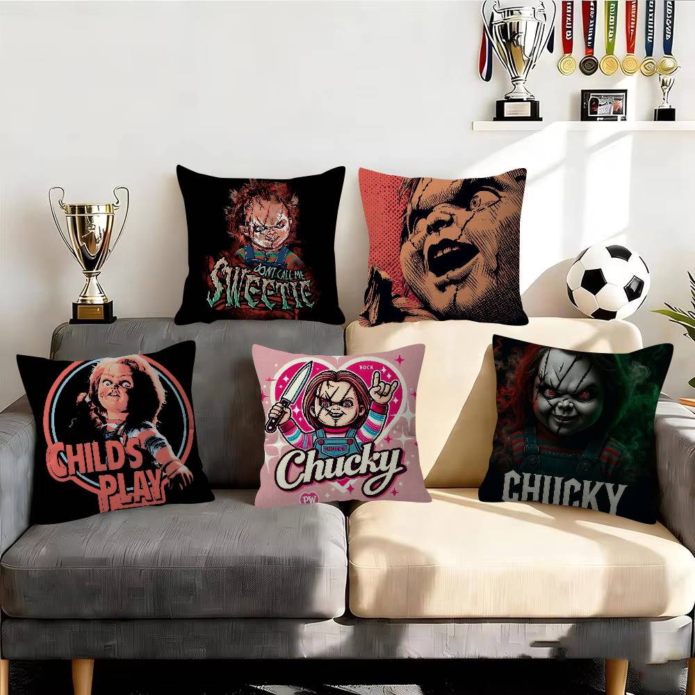 Home Textiles Inc - Federa Decorativa per Cuscino Film c-Chucky