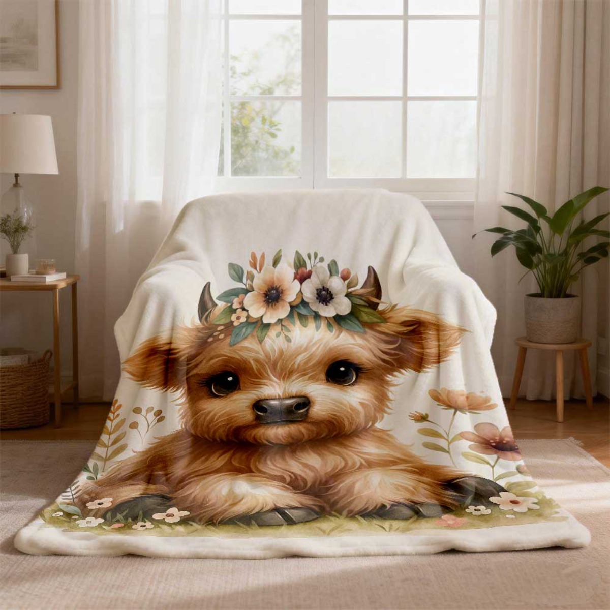 Coperta in Flanella con Motivo - Highland Home Textiles recensione e prezzo