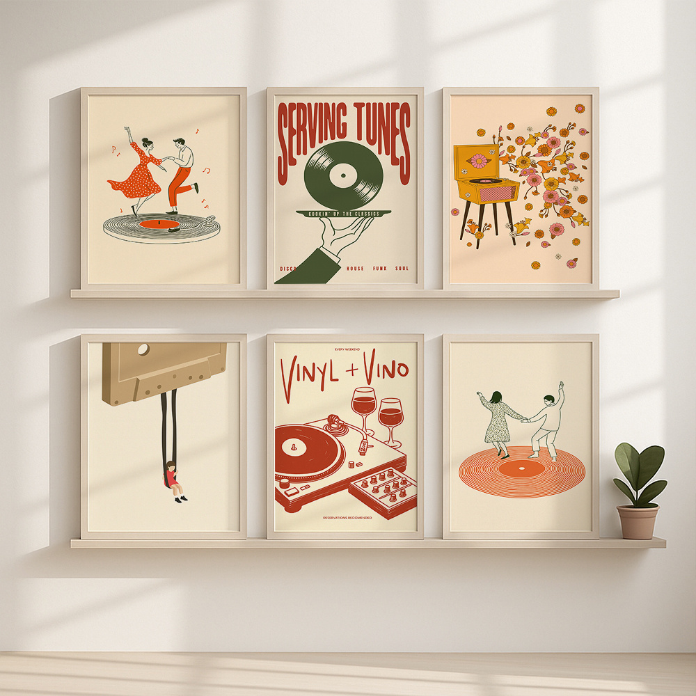 Poster su Tela Vintage con Tem - Vintage Home Textiles recensione e prezzo