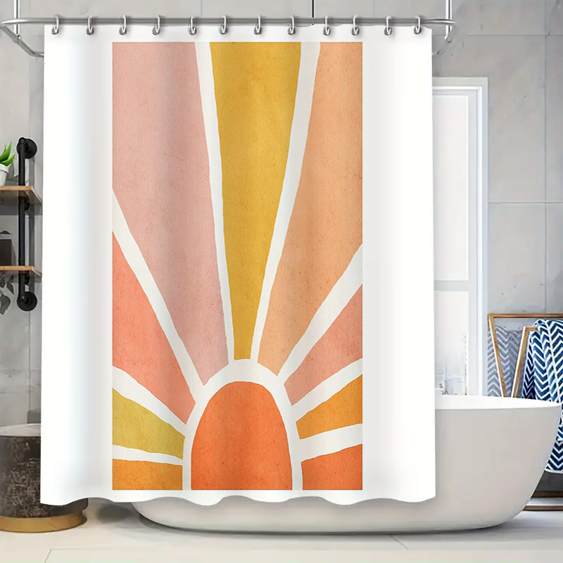 Tenda da doccia alba Sfondo bo - Sunrise Home Textiles & Apparel recensione e prezzo