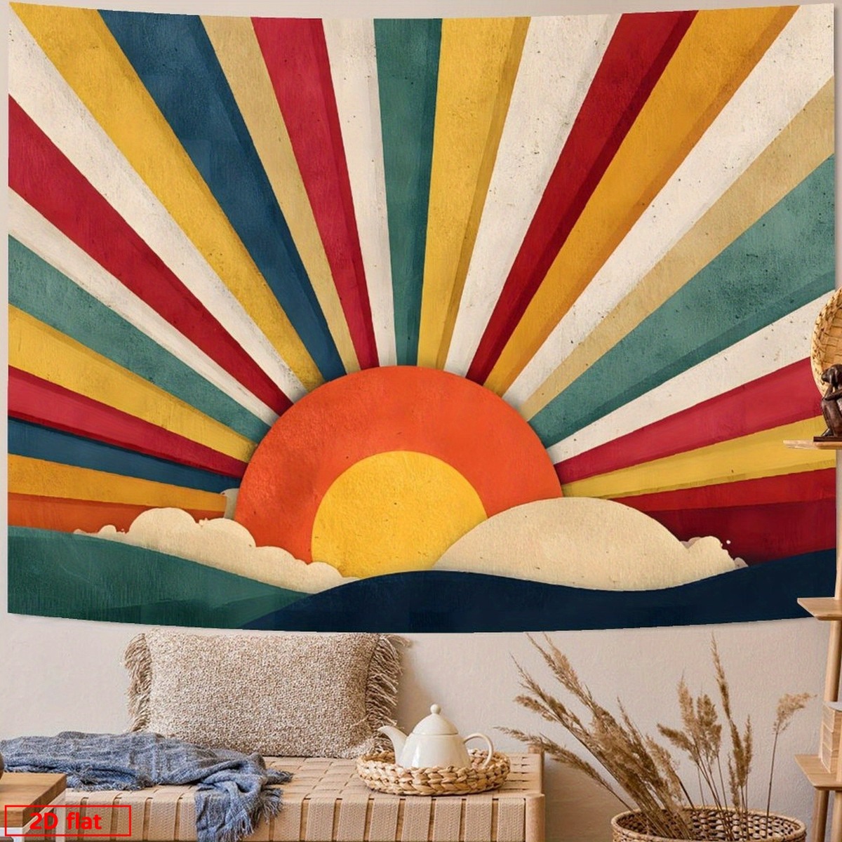 Arazzo da Parete Boho Sunburst - Sunrise Home Textiles & Apparel recensione e prezzo