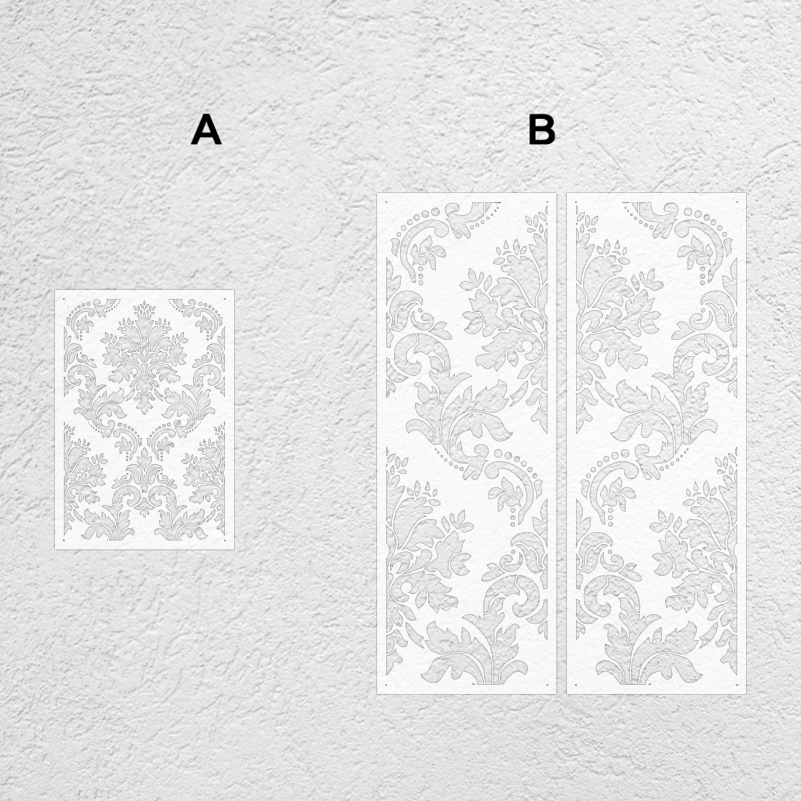 60 cm - 120 cm Stencil per la  - Vintage Home Textiles recensione e prezzo